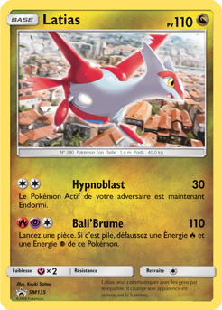 Carte Pokémon Latias SM135 de la série Promos Soleil et Lune en vente au meilleur prix