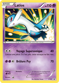Carte Pokémon Latios XY65 de la série Promos XY en vente au meilleur prix
