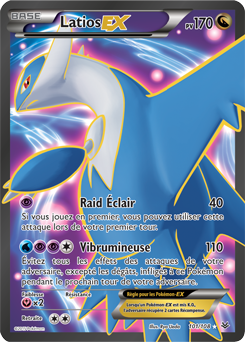 Carte Pokémon Latios EX 101/108 de la série Ciel Rugissant en vente au meilleur prix