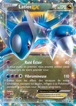 Carte Pokémon Latios EX XY72 de la série Promos XY en vente au meilleur prix