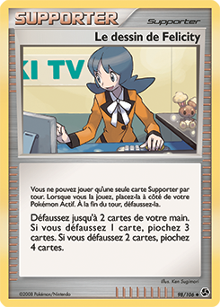 Carte Pokémon Le dessin de Felicity 98/106 de la série Duels au Sommet en vente au meilleur prix