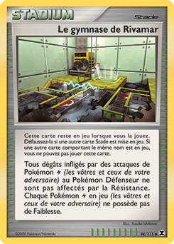 Carte Pokémon Le gymnase de Rivamar 94/111 de la série Rivaux Émergents en vente au meilleur prix