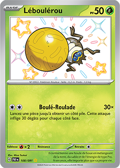 Carte Pokémon Léboulérou 108/91 de la série Destinées de Paldea en vente au meilleur prix