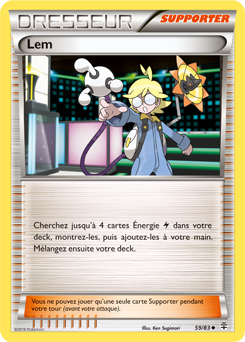 Carte Pokémon Peu commune Lem 59/83 de la série Générations