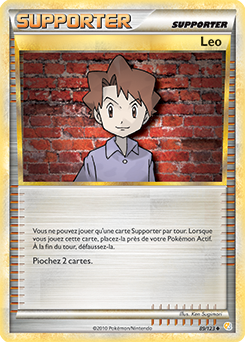Carte Pokémon Peu commune Leo 89/123 de la série HeartGold SoulSilver