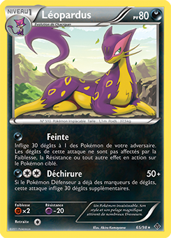 Carte Pokémon Léopardus 65/98 de la série Pouvoirs Émergents en vente au meilleur prix