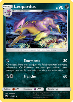 Carte Pokémon Léopardus 49/73 de la série Légendes Brillantes en vente au meilleur prix