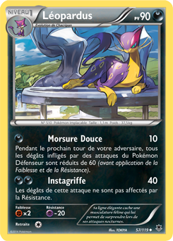 Carte Pokémon Léopardus 57/119 de la série Vigueur Spectrale en vente au meilleur prix