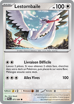 Carte Pokémon Lestombaile 71/84 de la série Nuit Noire en vente au meilleur prix