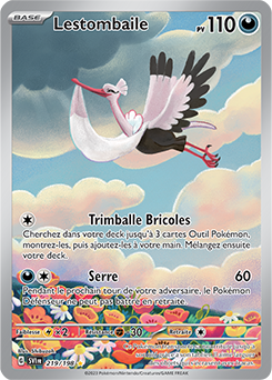 Carte Pokémon Lestombaile 219/198 de la série Écarlate et Violet en vente au meilleur prix