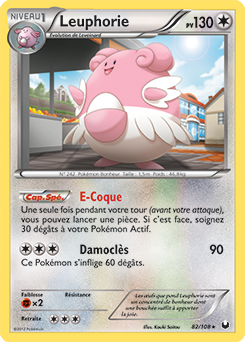 Carte Pokémon Leuphorie 82/108 de la série Explorateurs Obscurs en vente au meilleur prix