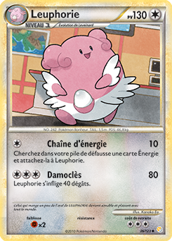 Carte Pokémon Peu commune Leuphorie 36/123 de la série HeartGold SoulSilver