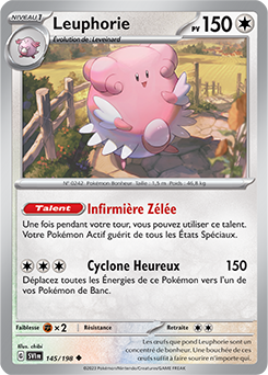 Carte Pokémon Leuphorie 145/198 de la série Écarlate et Violet en vente au meilleur prix