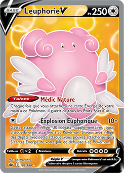 Carte Pokémon Leuphorie V 182/198 de la série Règne de Glace en vente au meilleur prix