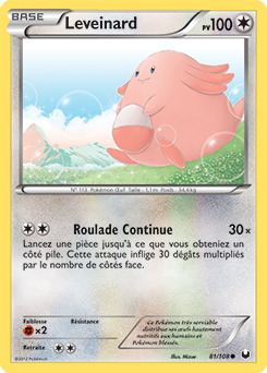 Carte Pokémon Leveinard 81/108 de la série Explorateurs Obscurs en vente au meilleur prix