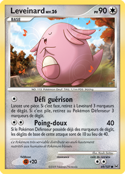 Carte Pokémon Leveinard 69/127 de la série Platine en vente au meilleur prix