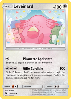 Carte Pokémon Leveinard 152/214 de la série Tonnerre Perdu en vente au meilleur prix