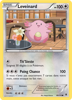 Carte Pokémon Leveinard 80/119 de la série Vigueur Spectrale en vente au meilleur prix