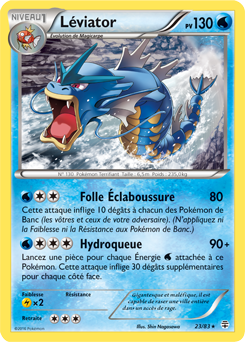 Carte Pokémon Rare Léviator 23/83 de la série Générations