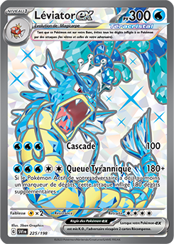 Carte Pokémon Léviator ex 225/198 de la série Écarlate et Violet en vente au meilleur prix