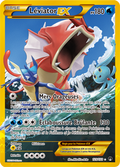 Carte Pokémon Léviator EX 123/122 de la série Rupture Turbo en vente au meilleur prix