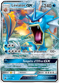 Carte Pokémon Léviator GX 18/111 de la série Invasion Carmin en vente au meilleur prix