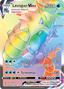 Carte Pokémon Léviator VMAX 207/203 de la série Évolution Céleste en vente au meilleur prix