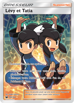 Carte Pokémon Lévy et Tatia 166/168 de la série Tempête Céleste en vente au meilleur prix