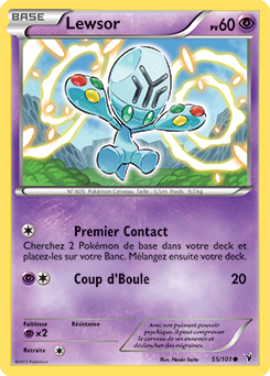 Carte Pokémon Lewsor 55/101 de la série Nobles Victoires en vente au meilleur prix