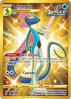 Carte Pokémon Lézargus 227/203 de la série Évolution Céleste en vente au meilleur prix