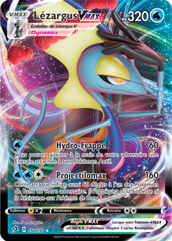 Carte Pokémon Lézargus VMAX 50/192 de la série Clash des Rebelles en vente au meilleur prix
