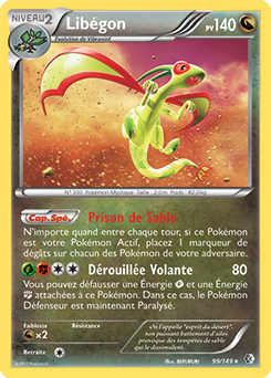Carte Pokémon Libégon 99/149 de la série Frantières Franchies en vente au meilleur prix