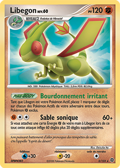 Carte Pokémon Holographique Rare Libegon 5/132 de la série Merveilles Secrètes