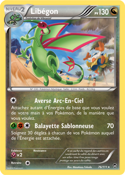 Carte Pokémon Libégon 76/111 de la série Poings Furieux en vente au meilleur prix