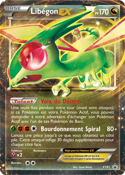 Carte Pokémon Libégon EX XY61 de la série Promos XY en vente au meilleur prix