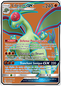 Carte Pokémon Libégon GX 218/236 de la série Éclipse Cosmique en vente au meilleur prix