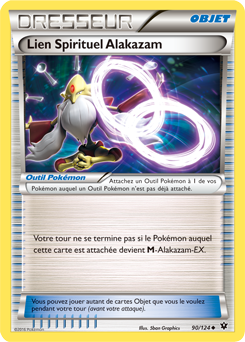 Carte Pokémon Lien Spirituel Alakazam 90/124 de la série Impact des Destins en vente au meilleur prix