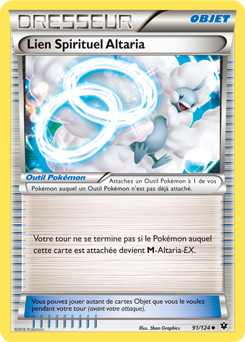 Carte Pokémon Lien Spirituel Altaria 91/124 de la série Impact des Destins en vente au meilleur prix