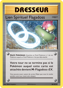 Carte Pokémon Peu commune Lien Spirituel Flagadoss 86/108 de la série Évolutions