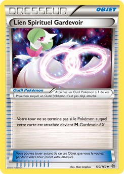 Carte Pokémon Peu commune Lien Spirituel Gardevoir 130/160 de la série Primo Choc