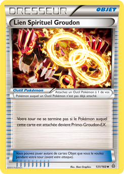 Carte Pokémon Lien Spirituel Groudon 131/160 de la série Primo Choc en vente au meilleur prix