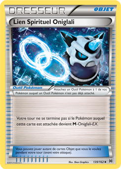 Carte Pokémon Peu commune Lien Spirituel Oniglali 139/162 de la série Impulsion Turbo