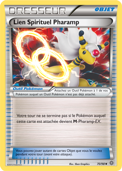 Carte Pokémon Lien Spirituel Pharamp 70/98 de la série Origines Antiques en vente au meilleur prix