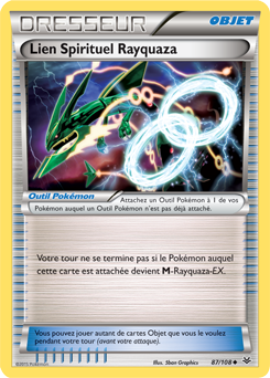 Carte Pokémon Lien Spirituel Rayquaza 87/108 de la série Ciel Rugissant en vente au meilleur prix