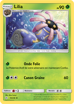 Carte Pokémon Lilia 10/236 de la série Éclipse Cosmique en vente au meilleur prix