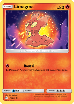 Carte Pokémon Limagma 26/236 de la série Éclipse Cosmique en vente au meilleur prix