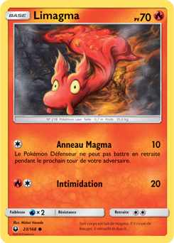 Carte Pokémon Limagma 23/168 de la série Tempête Céleste en vente au meilleur prix