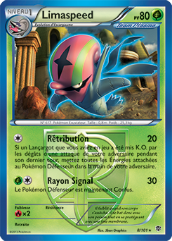 Carte Pokémon Limaspeed 8/101 de la série Explosion Plasma en vente au meilleur prix