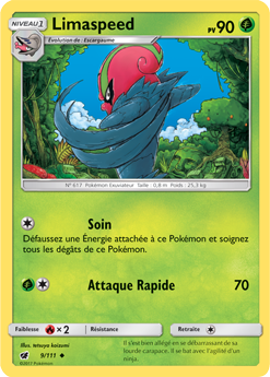 Carte Pokémon Limaspeed 9/111 de la série Invasion Carmin en vente au meilleur prix