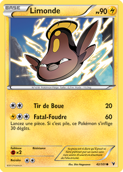 Carte Pokémon Commune Limonde 42/101 de la série Nobles Victoires